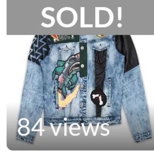🚫SOLD!🚫TAKE OVER ROCKET DENIM JACKET L